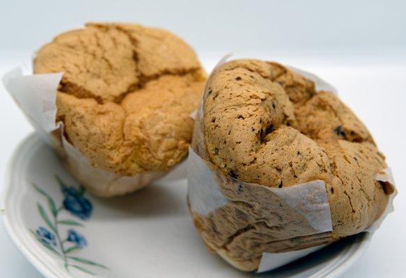 Original (left) and Chocolate Chip (right)