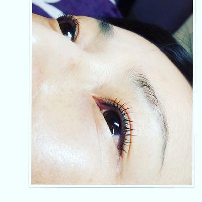 Keratin lash lift