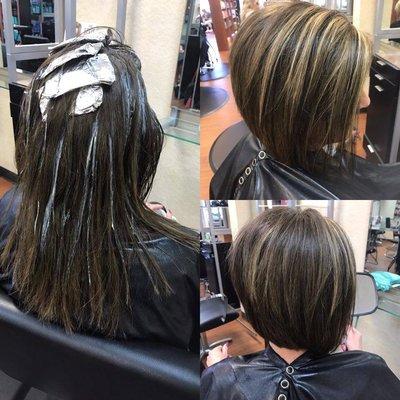 Beautiful highlights & cut done by Jessica. Call to schedule an appointment today!