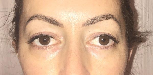 After Microblading Brows