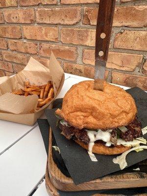 Chili queen and side of fries