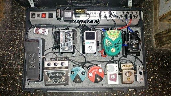 Pedal board for jimmi Hendricks tribute band