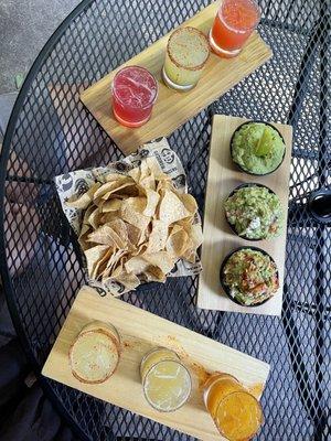 Marg and guac flights