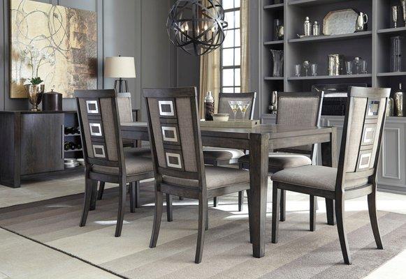 Exquisite contemporary dining set ....