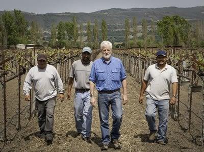 Ren and the Vineyard Crew