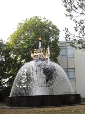 fountain with eternal flame