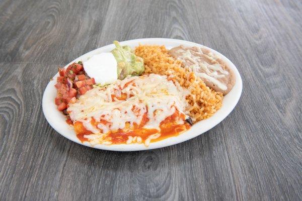 Red Enchilada Plate