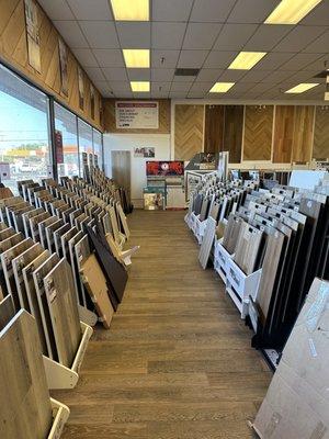 A large variety of flooring options.