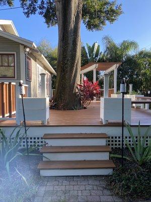 Paint and stain deck