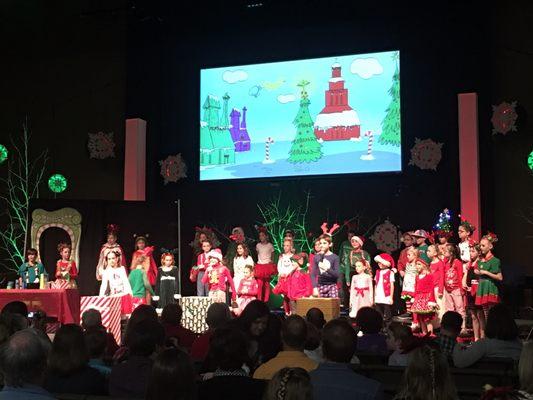 The kids Christmas show ("Wrapping all the Way") is super cute.