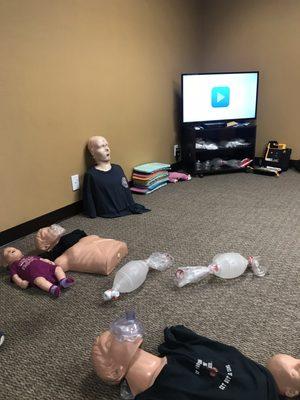 Practice manikins