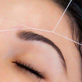 Eyebrow threading