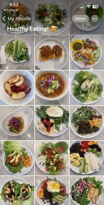 Some pics of my meals - I love all of the colors I'm eating!!!!