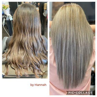 ombré silver