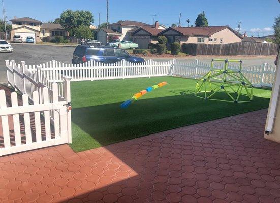 Front yard playground