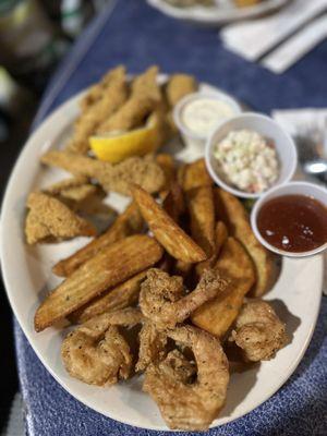 Jumbo Shrimp & Catfish Strips