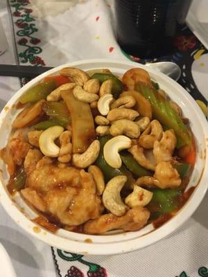 Cashew chicken.