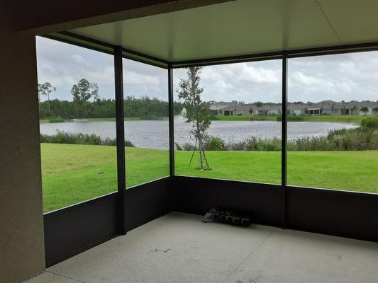 patio enclosure with full screen