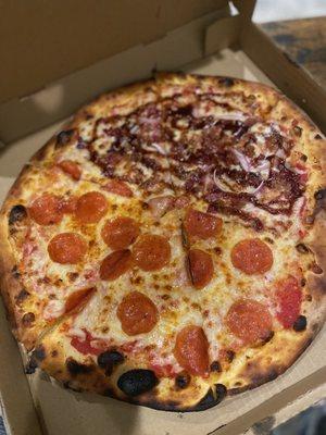 Half Italian Cowboy, half Pepperoni.