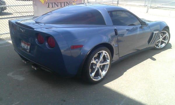 20% tint on corvette