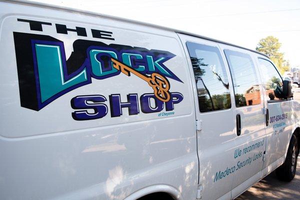 Our vans are ready to go to help you with your security needs!