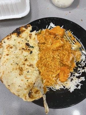 Chicken Tikka & Garlic Naan