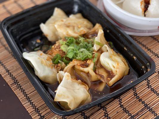 H6. Shrimp Wontons in Spicy Sauce