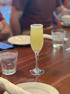 Piña colada mimosa