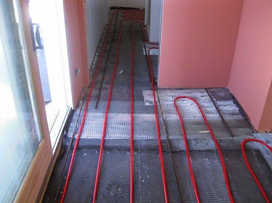 More radiant heat for another massapequa customer.