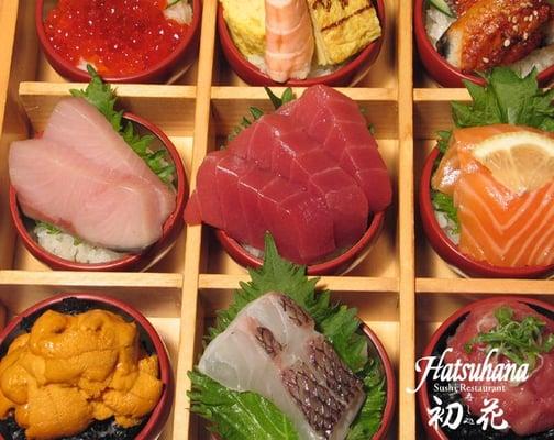 The Box of Dreams is Hatsuhana's original style chirashi.