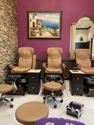 Pedicure area