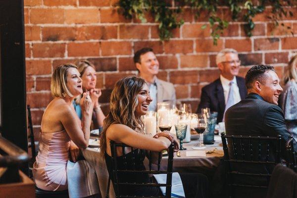 Dinner filled with smiling faces!

Photography by Yuriy Manchik.