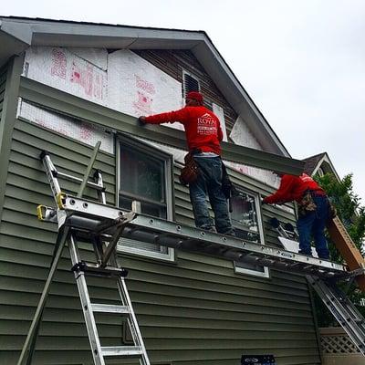 Vinyl siding in Howard Beach - Royal Renovators Inc.