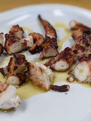 Grilled octopus