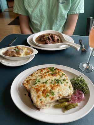 Croque Monsieur,  Sides