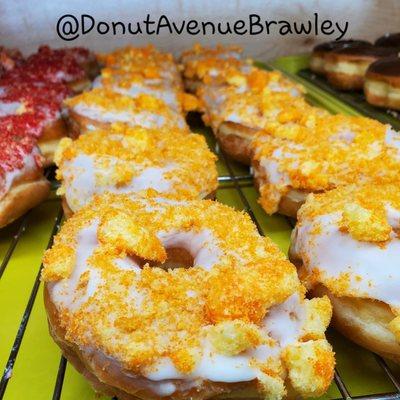 Cheese Puff cheetos donut