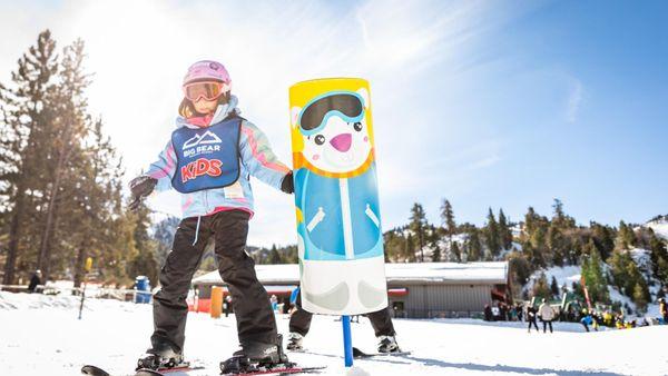 The learning area at Snow Summit is the perfect progression setting for kiddos.