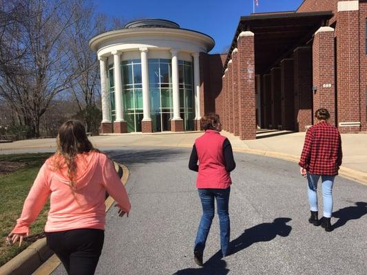 Arts center on the college tour...