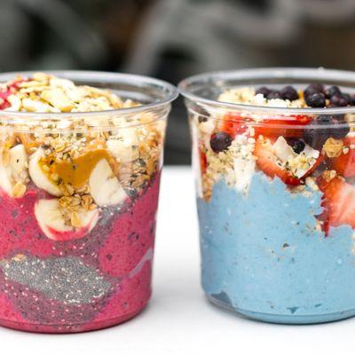 Acai superfood bowls from E+ROSE Wellness Company