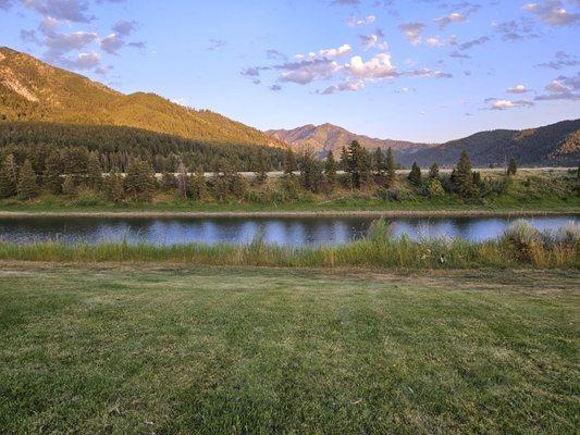 The Snake River view from the rooms.