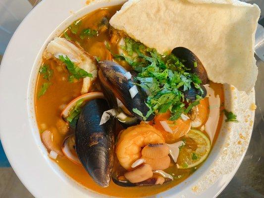 Seafood soup