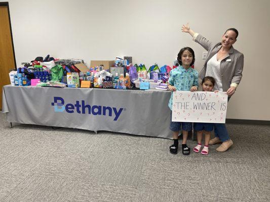 Bethany partnered with Keller Williams to donate for R.E.D. Day