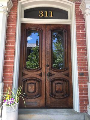 Front door Refinished