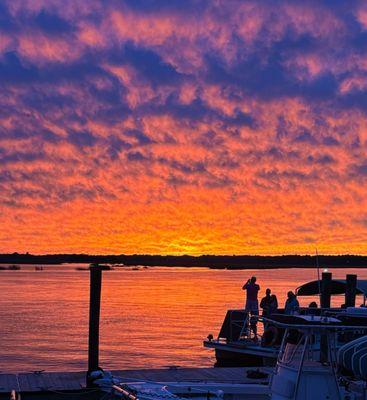 Sunset over Bohicket Creek.