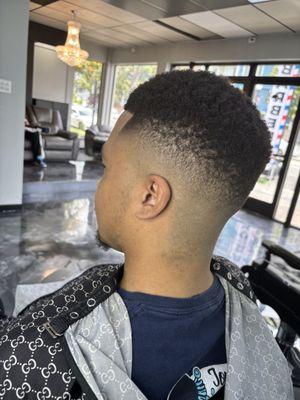 High skin fade