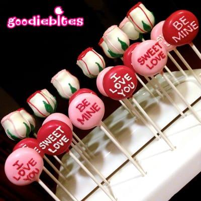 Love for Valentines Day Cakepops