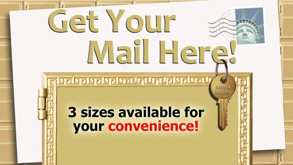 We handle Mail Box for you;  it is real physical address.