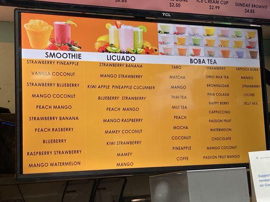 Boba flavors