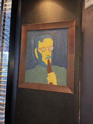 Simpsons Picasso Ringo Starr?