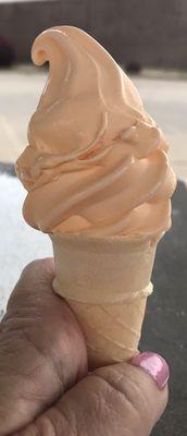 Flavor of the week - Orange Pineapple Baby cone - 45 cents!